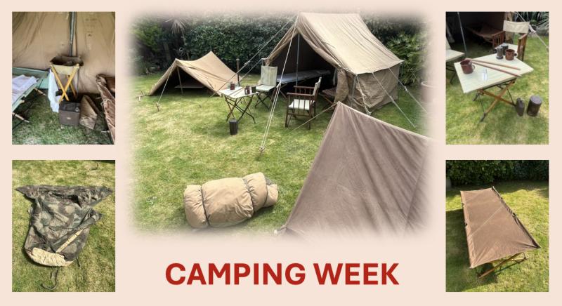 WW2 BRITISH MILITARY TENTS AND CAMPING EQUIPMENT