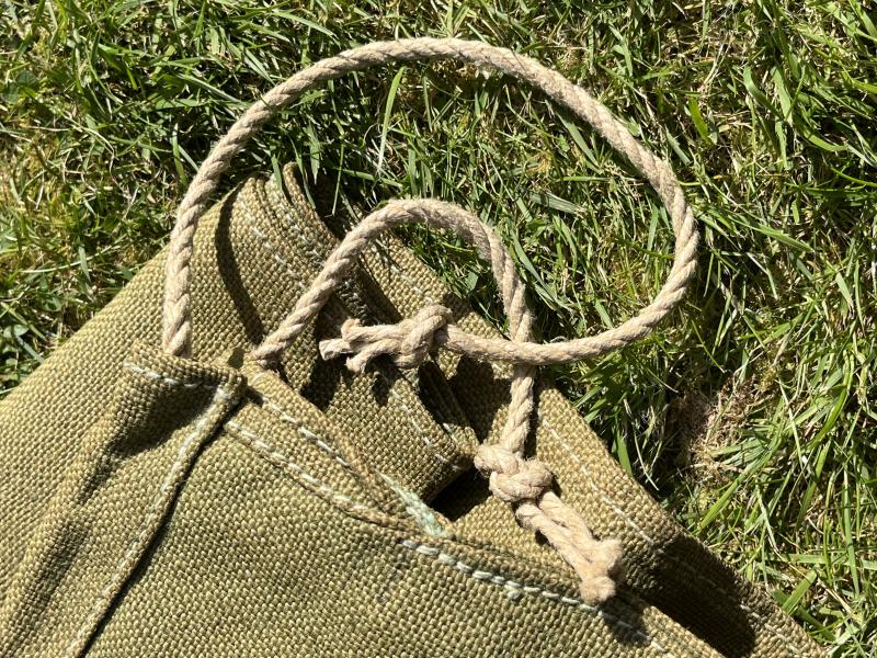 WW2 British Unissued Canvas Bedstead Bag, 1938.