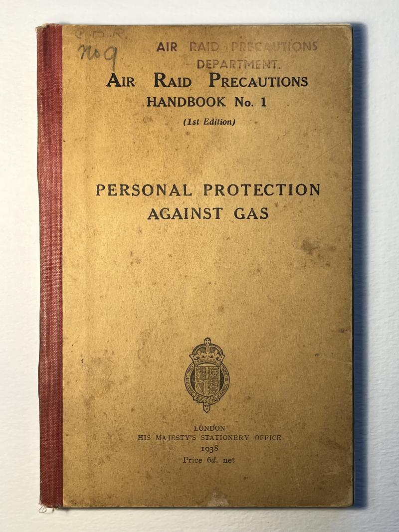 WW2 British, Home Front, ARP, Handbook No.1, 1938
